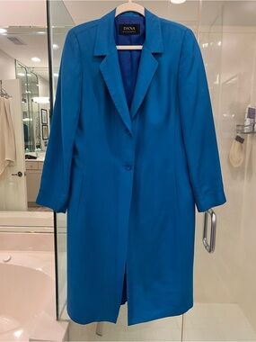 Dana Buchman Cerulean Blue Duster